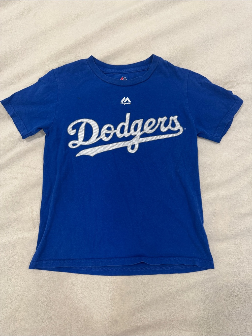 Kids Dodgers Short Sleeve T-Shirt 100% Cotton
